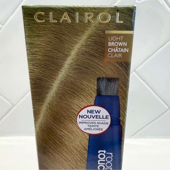 NIB! Clairol Root Touch-Up Gel Light Brown Semi-Permanent Hair Color - Picture 3 of 8